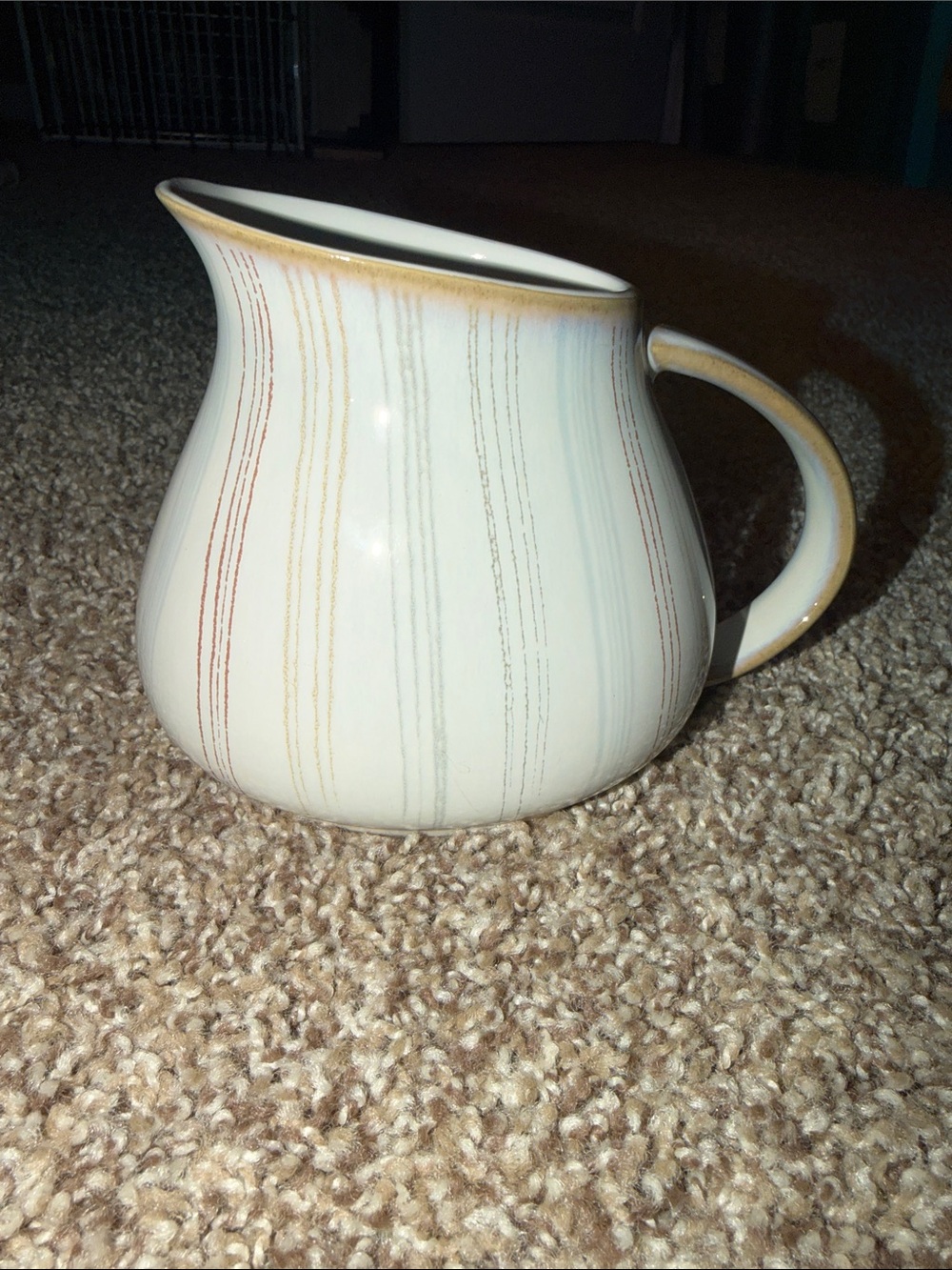 Vintage Denby-Langley Mist Falls small creamer/jug - EUC!